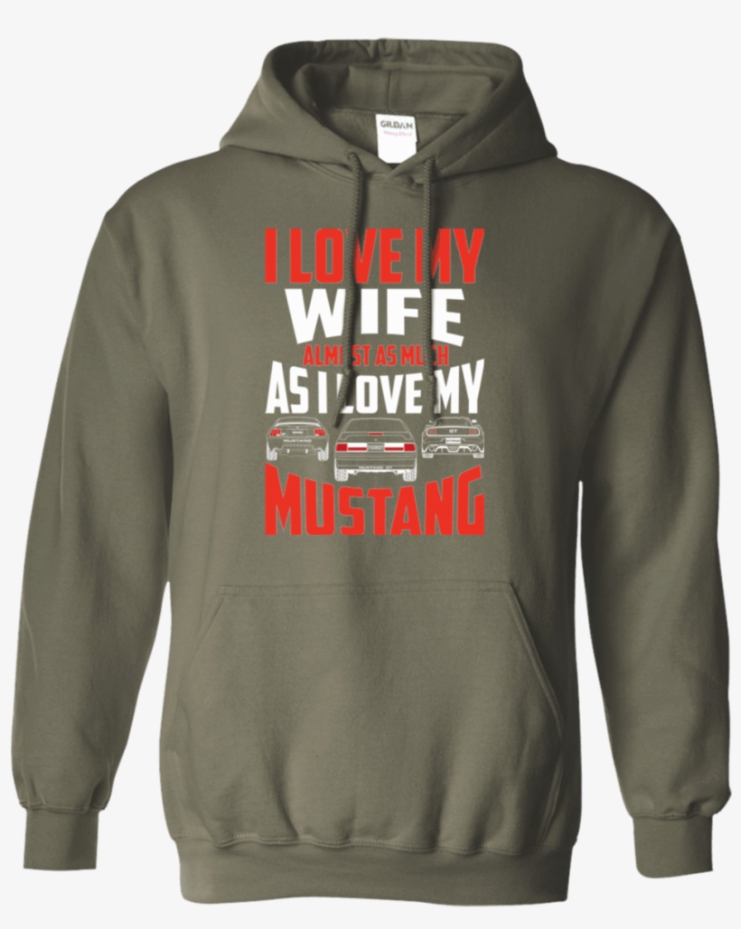 I Love My Mustang Hoodie - Blind Blend Hoodie - Sports Grey - L, transparent png download