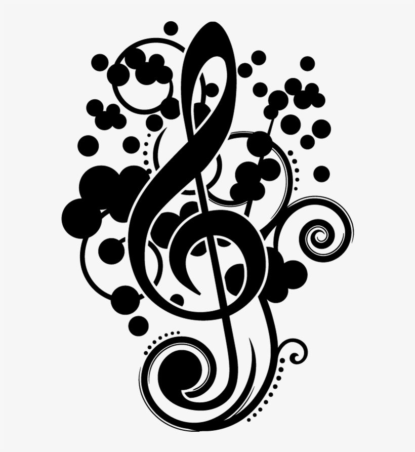 0 Avaliação Do Produto - Treble Clef - Highest Quality Wall Decal Stickers, transparent png download