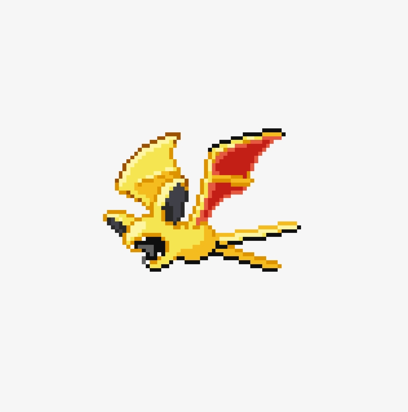 I Made A Golden Zubat Sprite - Pokémon, transparent png download