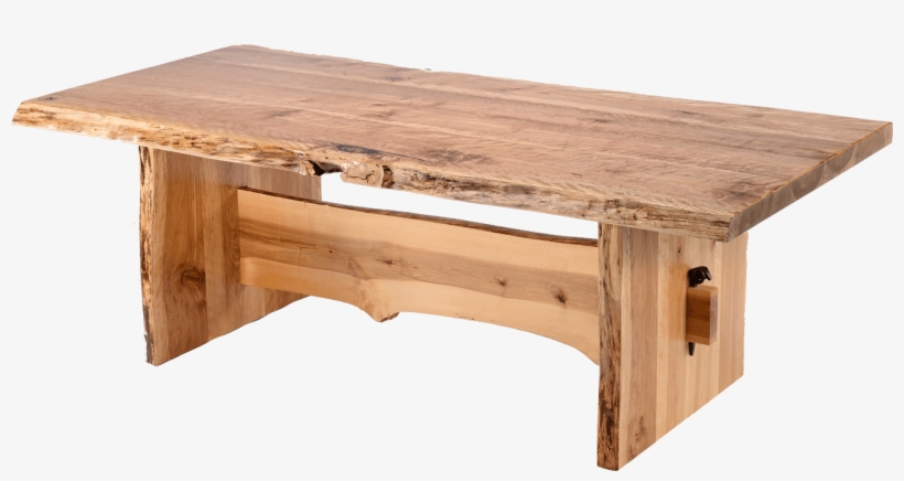 The Ancestral Is A Solid Wood Table With Wrought-iron - Table De Bois Massif, transparent png download