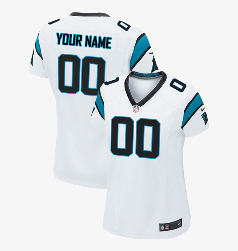 Carolina Panthers Women's Customized Nike White Game - #3 Limited Derek Anderson Carolina Panthers Womens, transparent png download