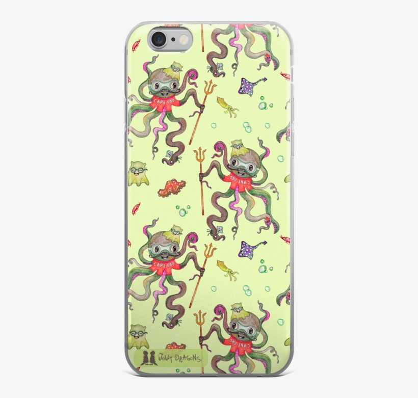 Octopus Green Iphone 6/6s, 6/6s Plus Case, transparent png download