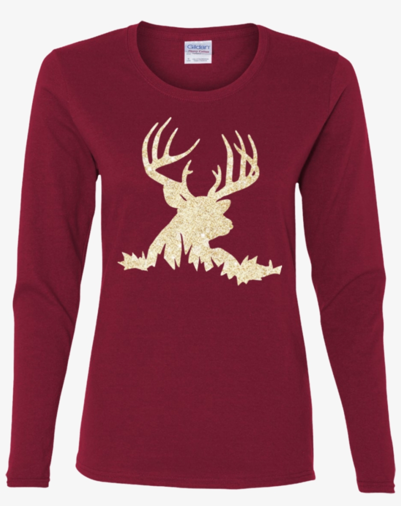 Light Gold Glitter Reindeer, transparent png download