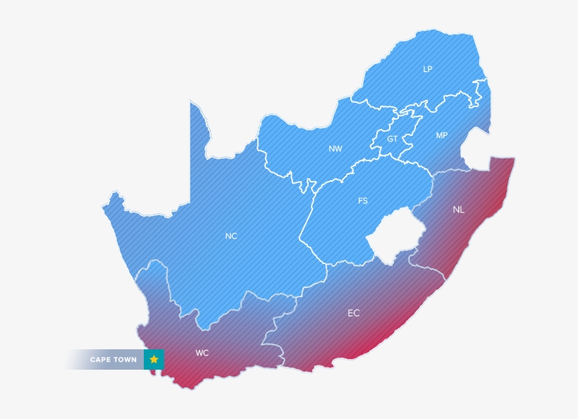 Image Description Image Description - South Africa Vector Map, transparent png download