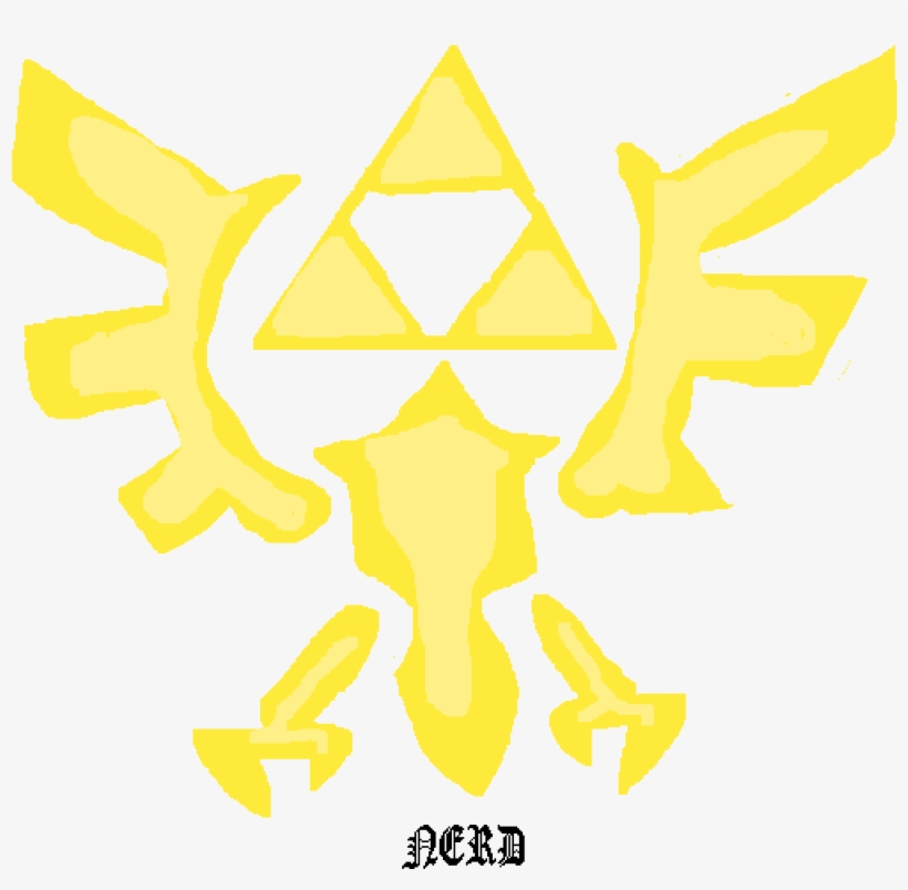 Tri-force - Pixel, transparent png download