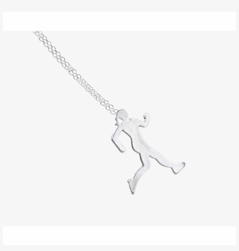 Running Necklace - " - Locket, transparent png download