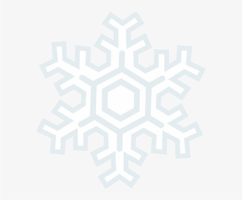 Light Blue Snowflake Clip Art At Clker - Snowflake Png, transparent png download