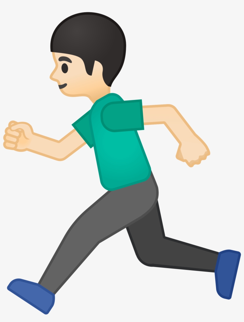 Open - Emoji Corriendo, transparent png download