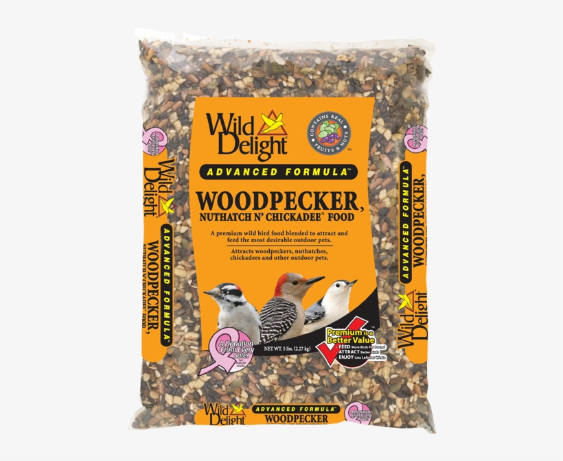 Wild Delight Woodpecker Nuthatch N' Chickadee Food, - D & D Commodities Ltd Wild Bird Food, Woodpecker, transparent png download