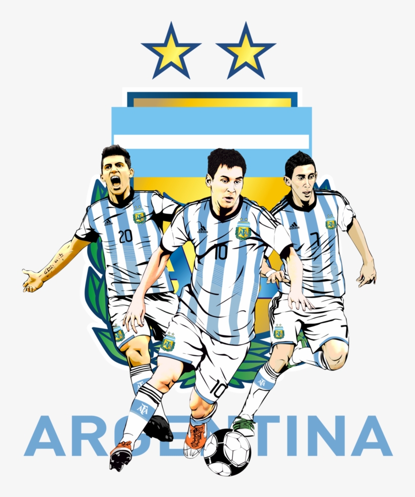 Argentina World Cup - Argentina Football Team Cartoon, transparent png download