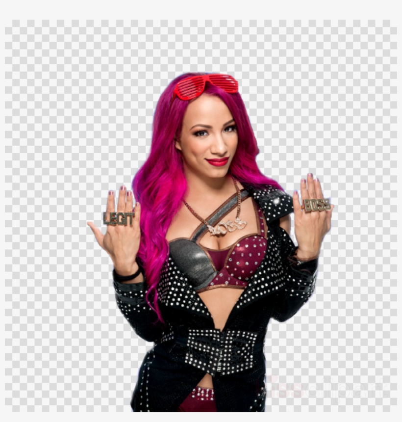 Clipart Resolution 774*1032 - Wwe Sasha Banks 4 Vivid Poses Shades Bi Fold Wallet, transparent png download