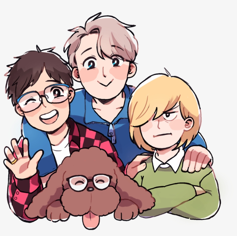 “yuri On Ice Podium Fam Stickers Are Up On My Shop - Whatsapp, transparent png download