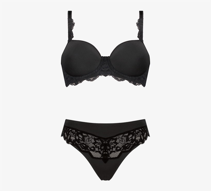 Amourette Charm Wired Padded Bra And Tai Panty Briefs - Bra, transparent png download