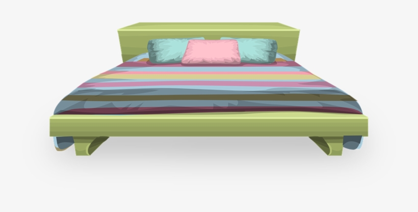 Bed, Pillow, Comforter, Blank, transparent png download