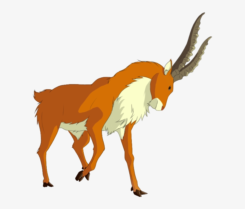 Ghiblistudio Ghibli Princessmononoke Yakul - Red Elk, transparent png download