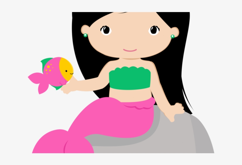Rock Clipart Mermaid - Mermaid Clipart Png, transparent png download