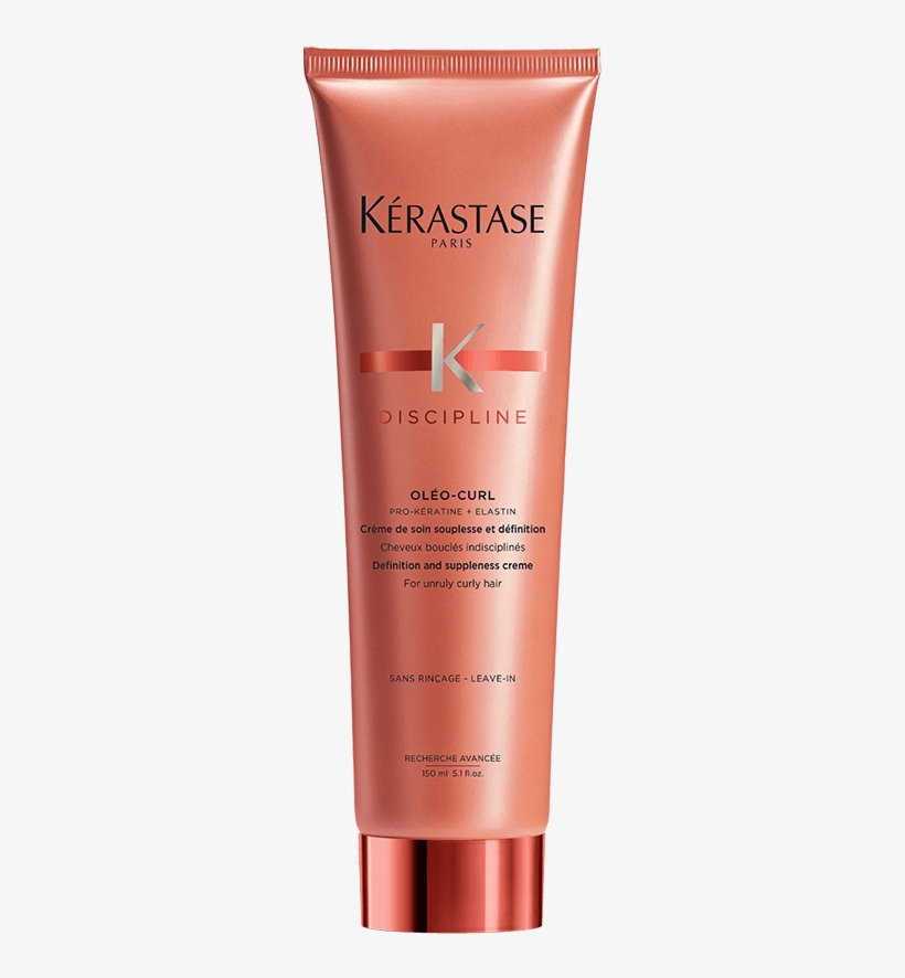 Oléo-curl Hair Cream - Kerastase Discipline Oleo Curl Cream 150ml, transparent png download
