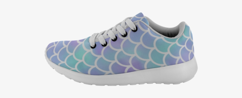Mermaid Running Shoes With Scales - Sneakers, transparent png download