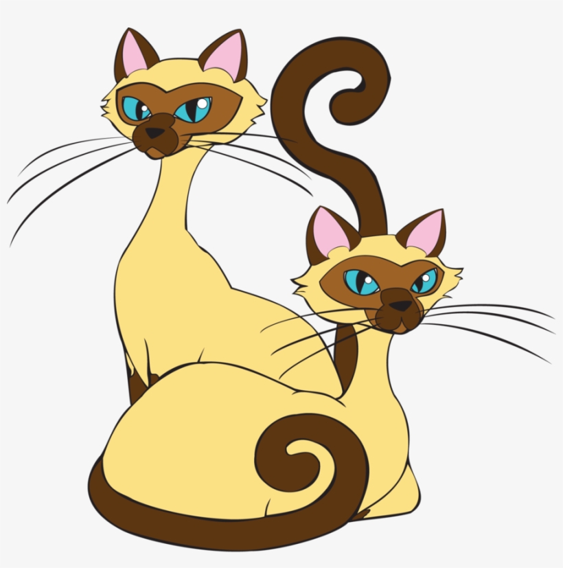 Si And Am By Tewateroniakwa - Siamese Lady And The Tramp, transparent png download
