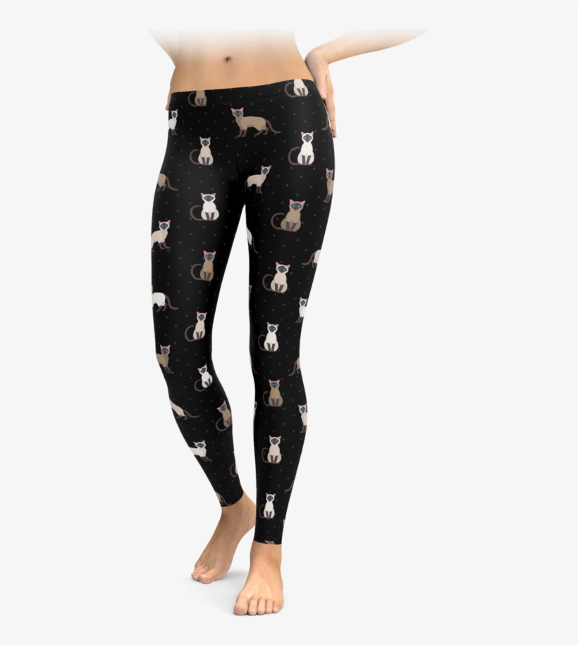 Siamese Cat Leggings, transparent png download