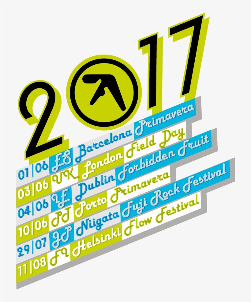 Aphex Twin Tour Dates Digital Flyer - Aphex Twin, transparent png download