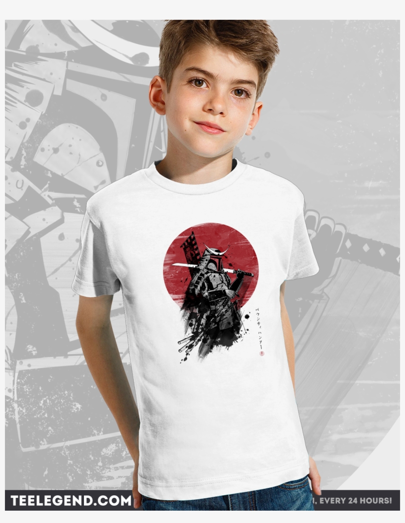 Mandalorian Samurai - Star War Shirts Samurai T-shirts Hoodies Sweatshirts, transparent png download