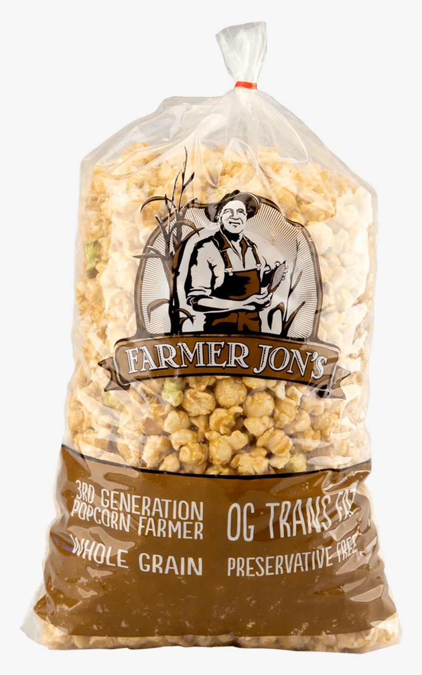 Caramel Apple - Farmer Jon's Party Bag Natural Popcorn, transparent png download