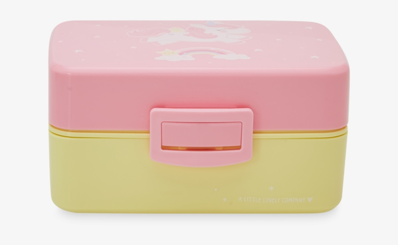 Pink Unicorn Lunch Box - Cosmetics, transparent png download