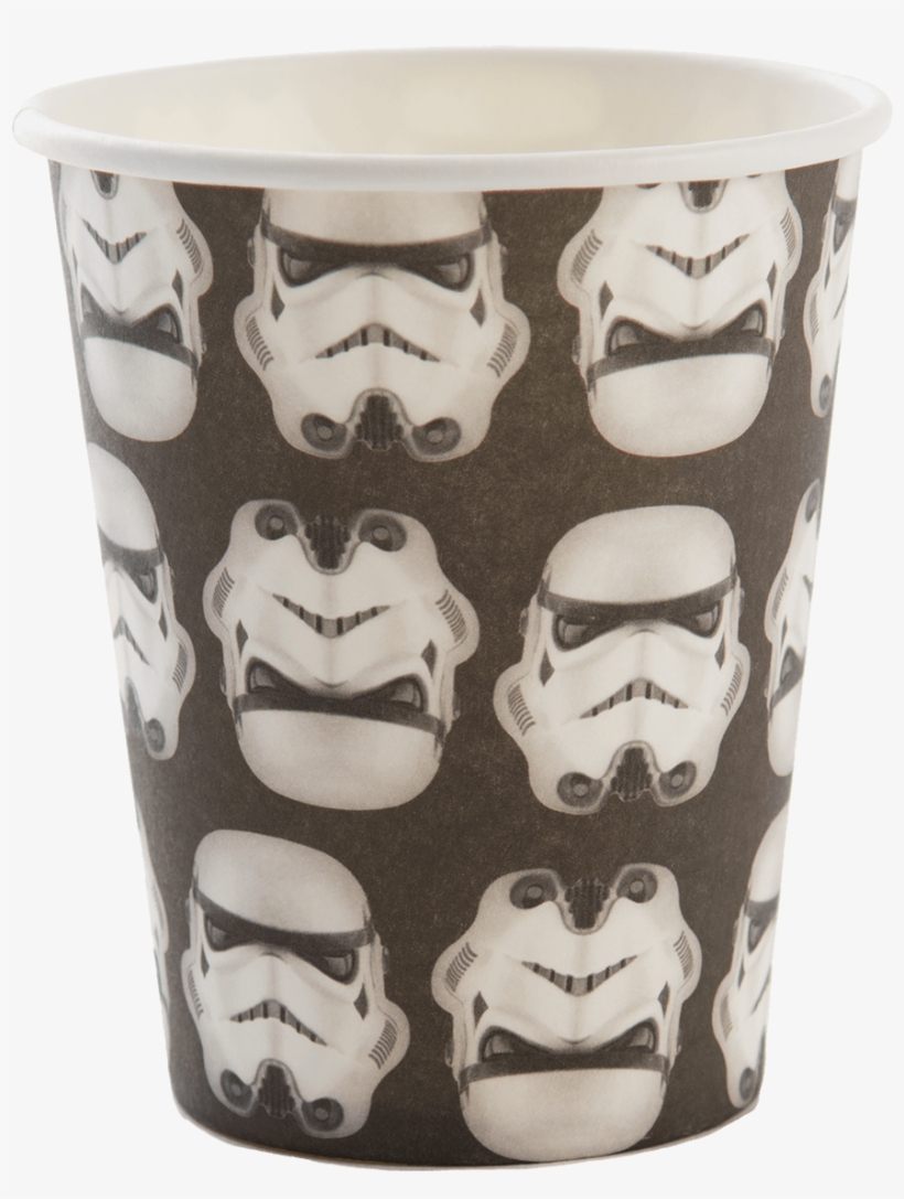 Star Wars Storm Trooper Paper Cups - Star Wars Happy Birthday Trooper Birthday Card, transparent png download