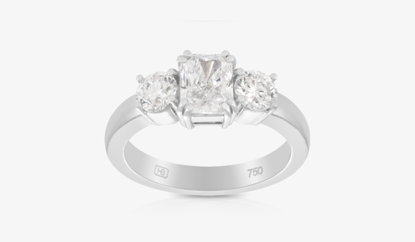 18ct White Gold Ring - Diamond, transparent png download
