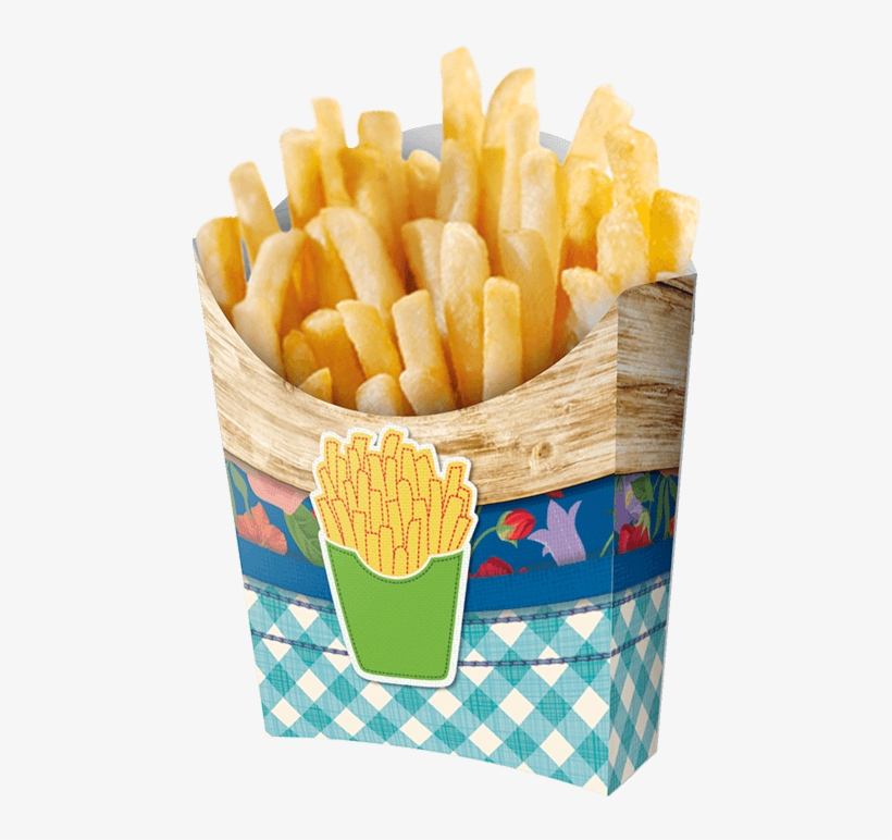 Foto Caixa Para Batata Frita - Batata Frita Festa Junina, transparent png download