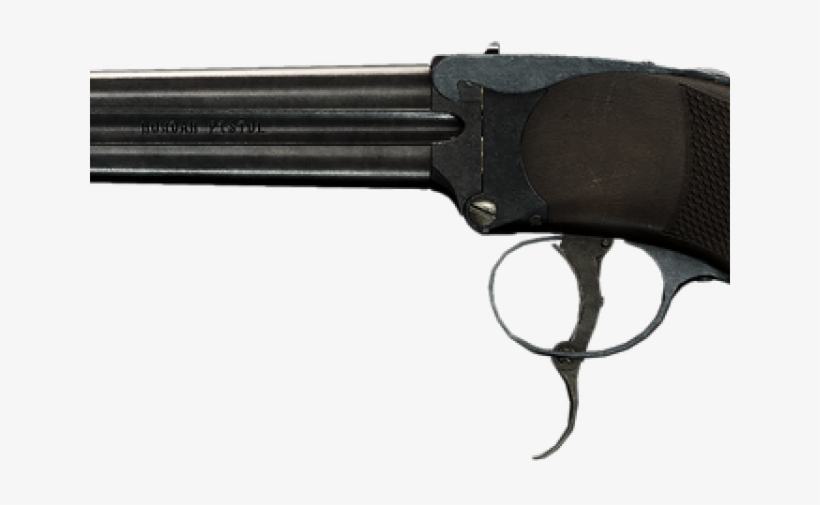 Drawn Shotgun Pistal - Howdah Pistol, transparent png download