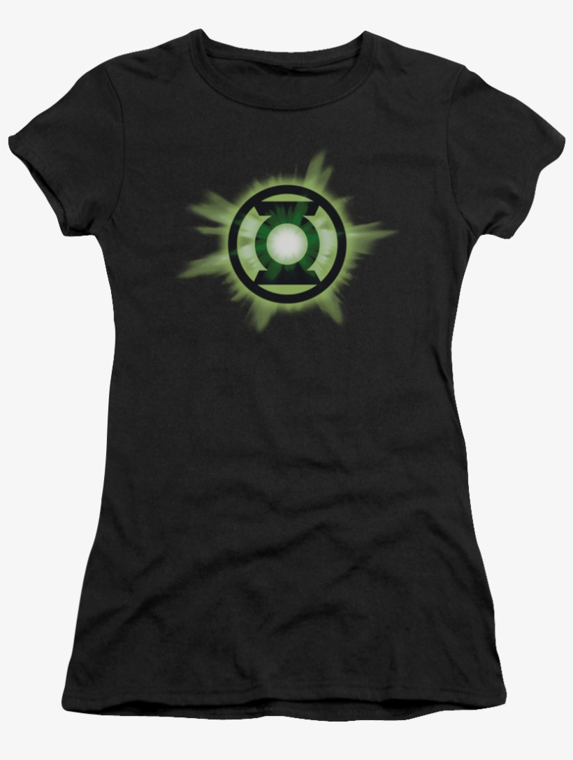 Dorkees - Com - Green Lantern - Green Glow Junior T - Green Lantern Corp Green Glow Licensed Dc Comics Adult, transparent png download