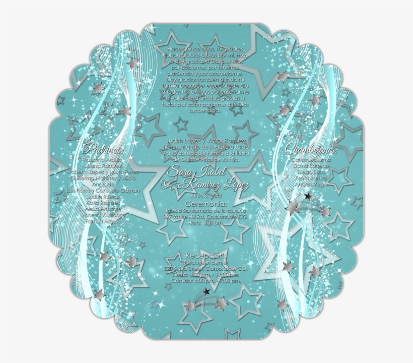 Invitaciones Para Quinceanera En Espanol Invitations - Invitation, transparent png download
