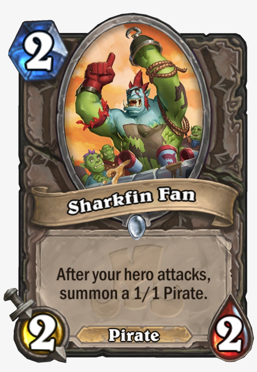 Sharkfinfan Enus - Shark Fin Fan Hearthstone, transparent png download