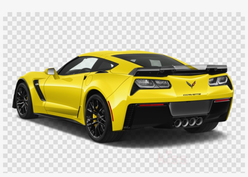 2017 White Corvette Clipart 2017 Chevrolet Corvette - Yellow 2018 Corvette Grand Sport, transparent png download