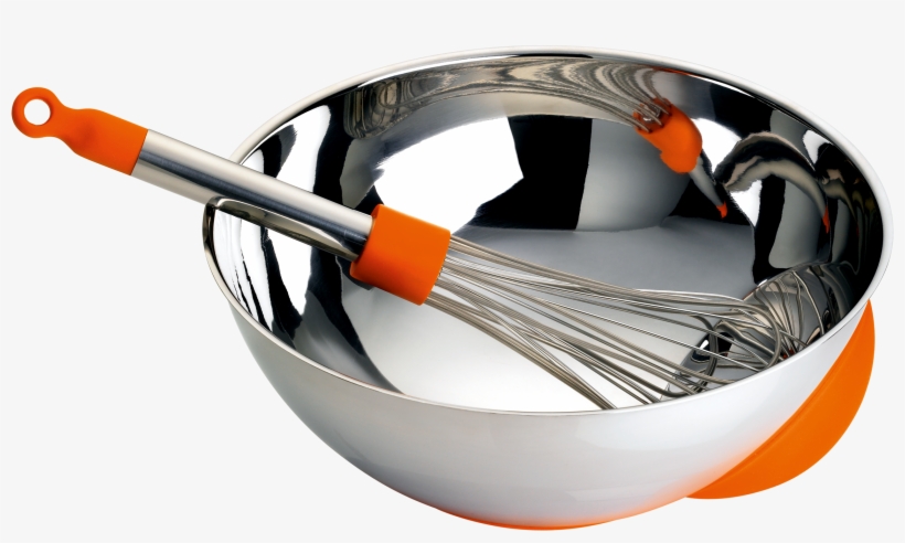 Alessi Stainless Steel And Silicone Cul De Poule Mixing - Alessi Cul De Poule, transparent png download