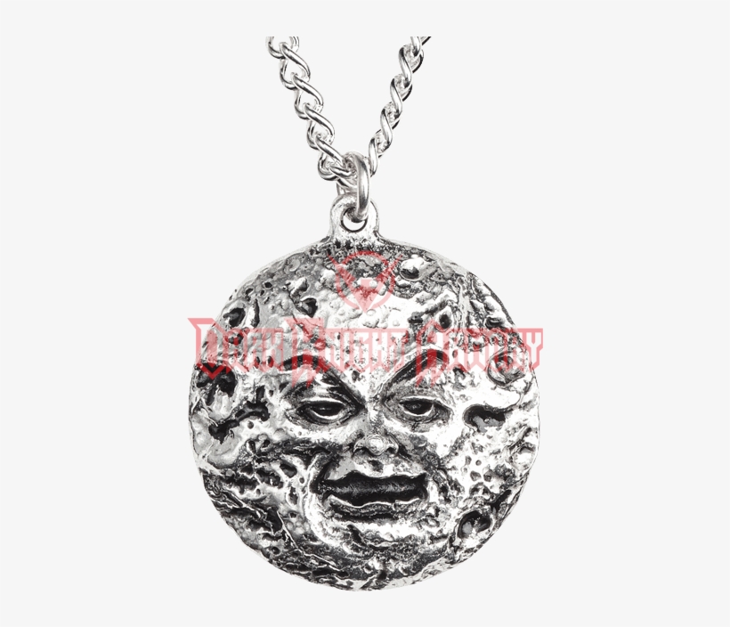 Man In The Moon Pendant - Alchemy Gothic M'era Luna Man, transparent png download