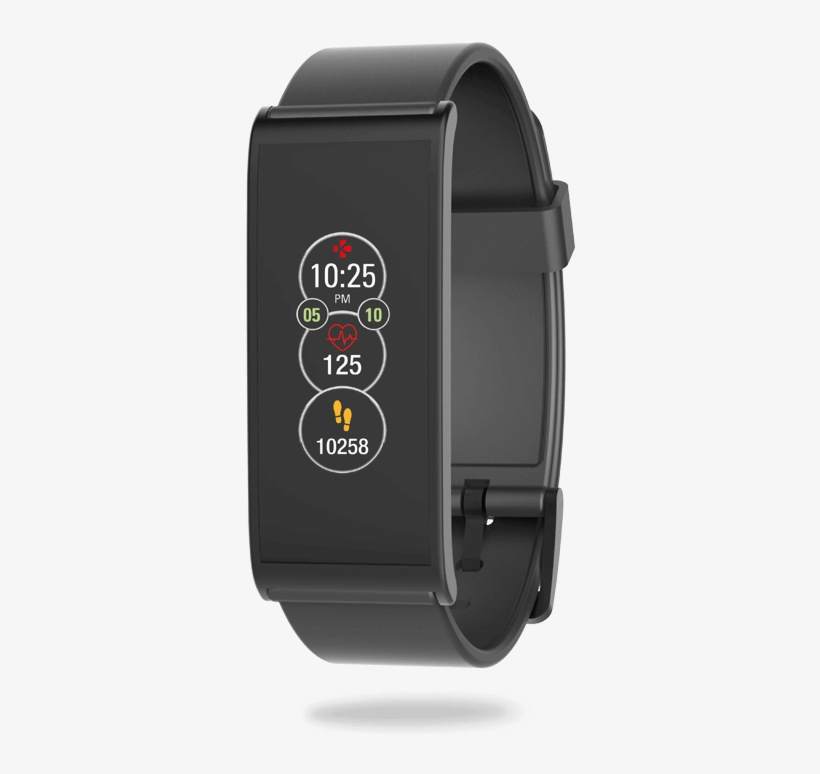 Activity & Heart Rate Tracker With Color Touchscreen - Mykronoz Zefit4 Touchscreen Activity Tracker With Smart, transparent png download