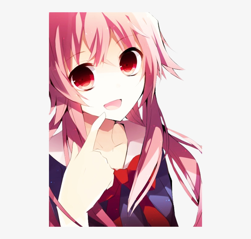 Anime, Mirai Nikki, And Manga Image - Mirai Nikki Yuno Gasai Kawaii, transparent png download