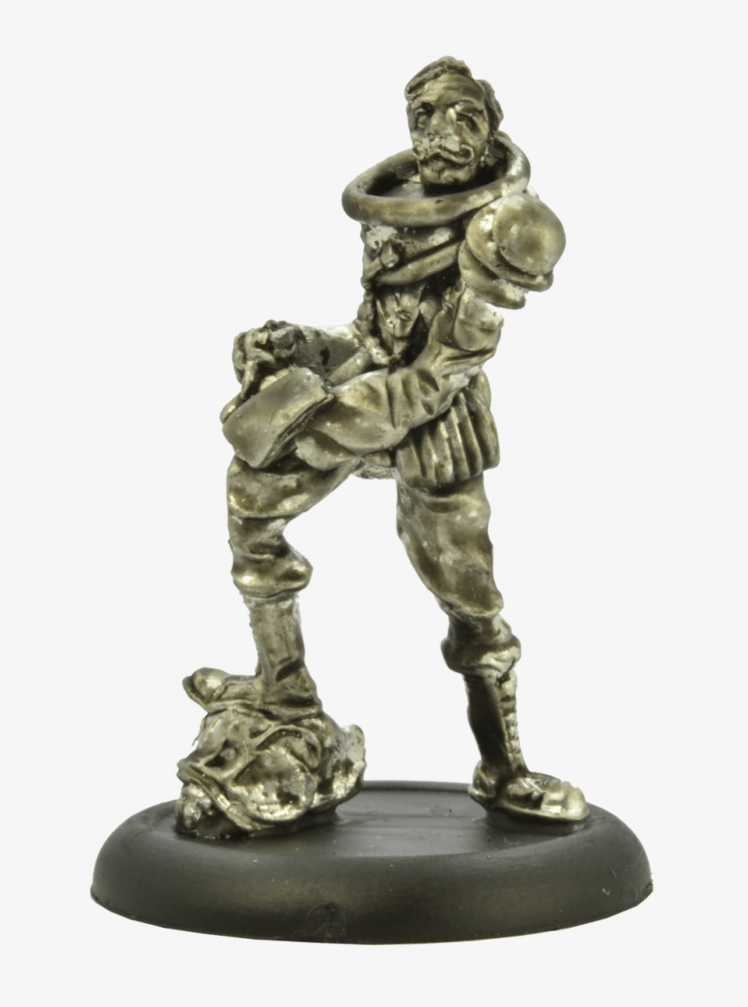 In Contrast, The Next Figure Sports A Patched Outfit, - Figurine, transparent png download