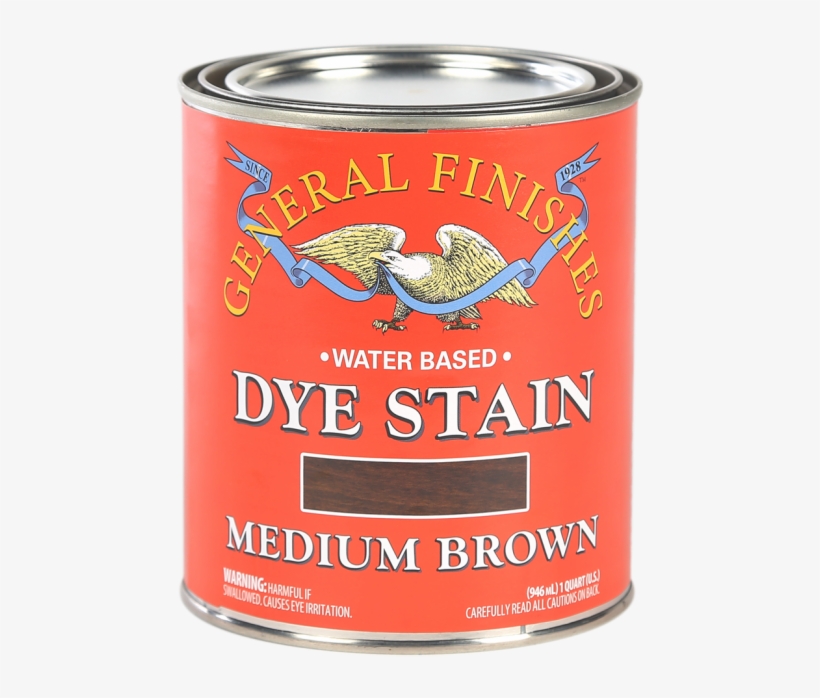 General Finishes Medium Brown Water Based Dye Stain, - General Finishes Water Based Dye, transparent png download