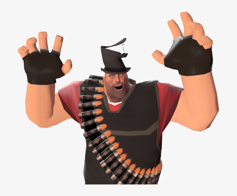 697px-heavy Ghostly Gibus - Tf2 Heavy Gibus, transparent png download