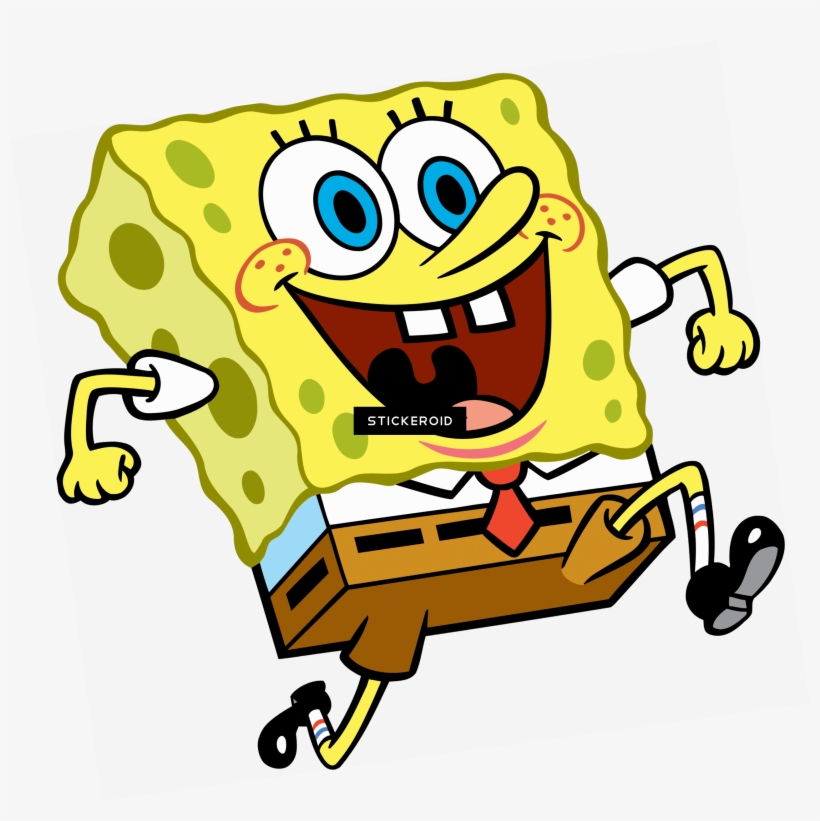 Spongebob跑步 - Spongebob跑步, transparent png download