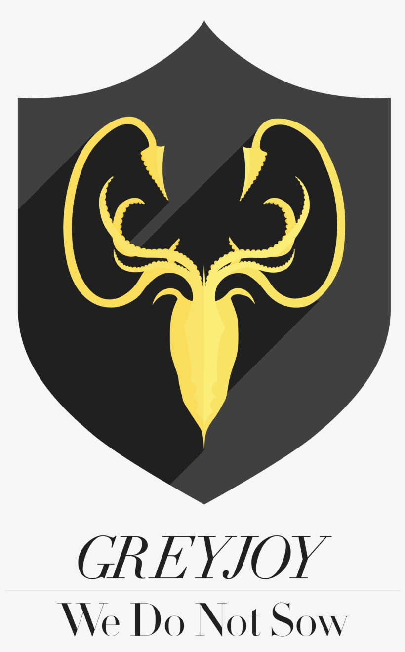 All Icons Were Based On Previous Artworks Done By Other - Game Of Thrones  Casa Greyjoy Transparent PNG - 1920x2667 - Free Download on NicePNG, image size:820x1320