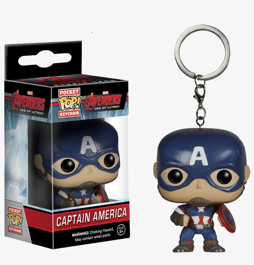 Captain America-avengers Age Of Ultron Jcvariety307 - Pocket Pop Keychain Captain America, transparent png download