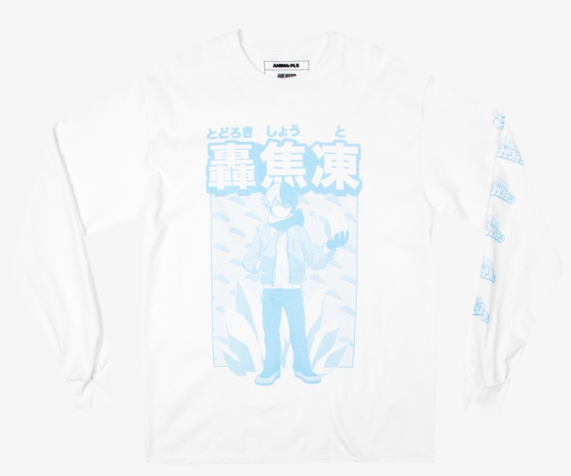 My Hero Academia Todoroki Snow Ball White Longsleeve - Long-sleeved T-shirt, transparent png download