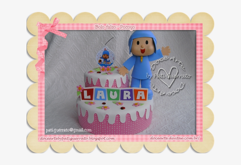 Pocoyo - Bolo Falso - Eva, transparent png download