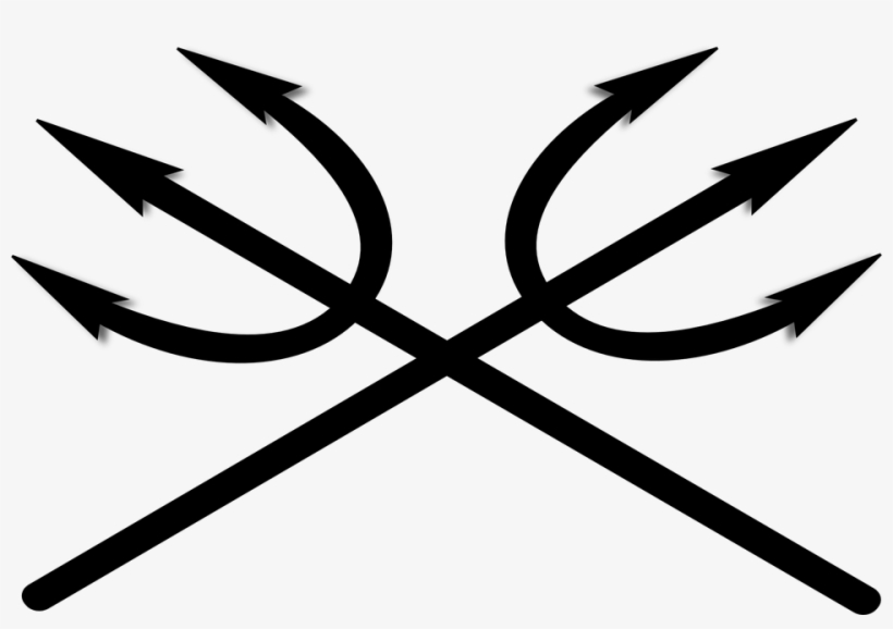 Thumb Image - Crossed Tridents, transparent png download