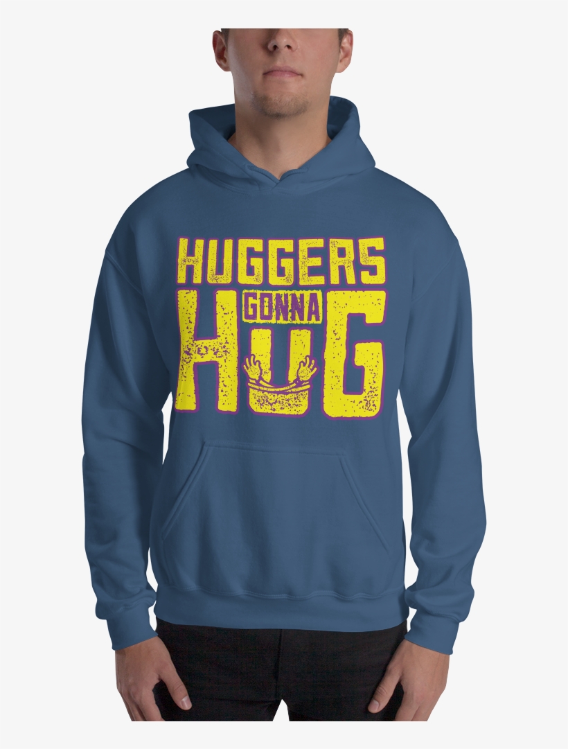 Bayley "huggers Gonna Hug" Hooded Sweatshirt - Sweatshirt, transparent png download
